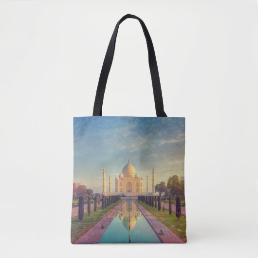 Tote Bag Les monuments | Couleurs du Taj Mahal (Devant)