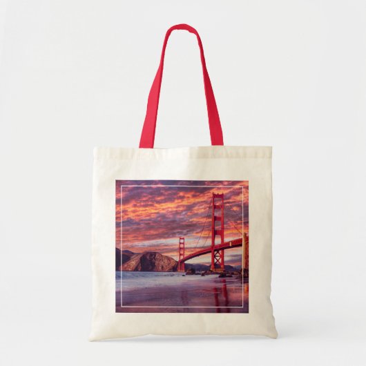 Tote Bag Les monuments | The Golden Gate San Francisco, CA (Devant)