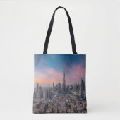 Tote Bag Les monuments | Ville de Dubaï (Devant)