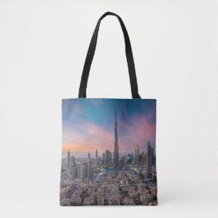 Tote Bag Les monuments Ville de Dubaï