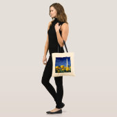 Tote Bag Les monuments | Washington Monument au printemps (Devant (modèle))