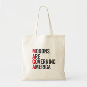 Tote Bag Les morons dirigent l'Amérique 4 juillet