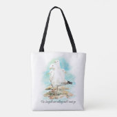Tote Bag Les mouettes appellent et je dois y aller (Dos)