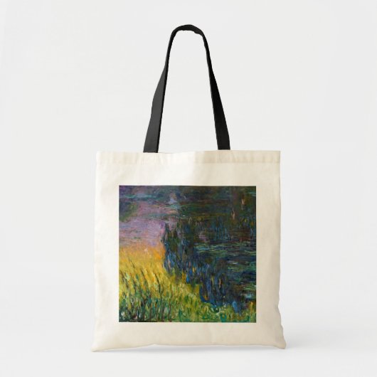 Tote Bag Les nénuphars - Le coucher du soleil, Claude Monet (Devant)