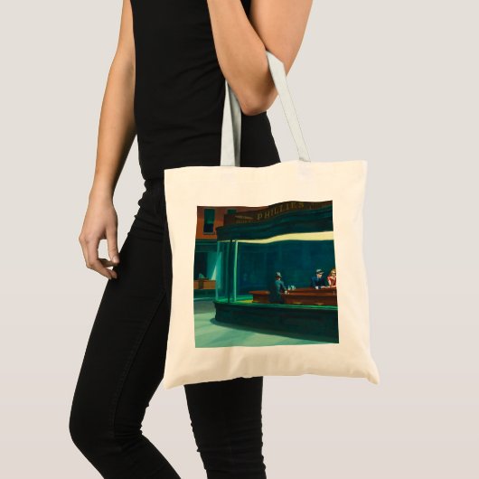 Tote Bag Les nuits Edward Hopper (Devant (produit))