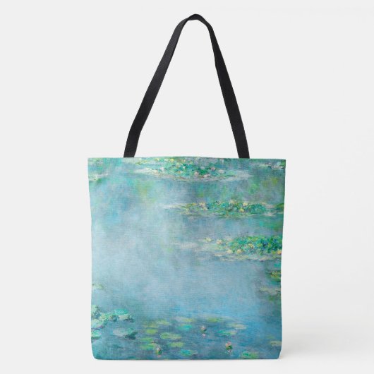 Tote Bag Les Nympheas Nymphes d'eau Impressionnisme Art (Devant)