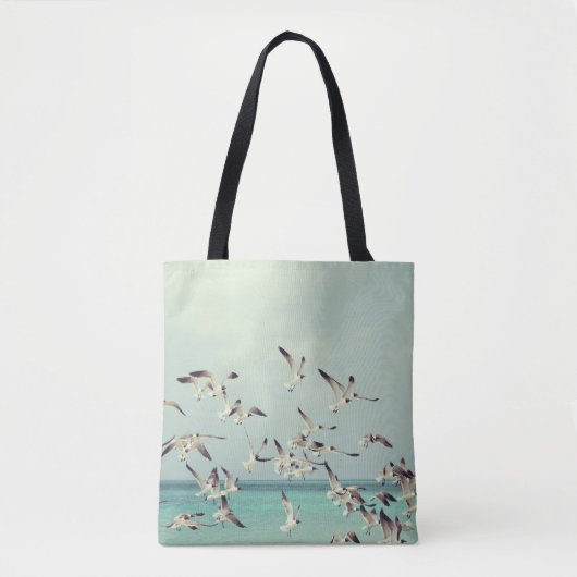 Tote Bag Les oiseaux de plage (Devant)