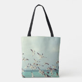 Tote Bag Les oiseaux de plage (Dos)