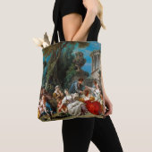 Tote Bag Les Oiseleurs par François Boucher (De près)