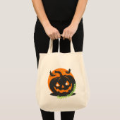 Tote Bag Les ombres d'Halloween se déplacent, êtes-vous prê (Devant (produit))