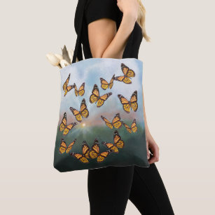 Tote Bag Les Papillons Monarques À L'Aube Du Design