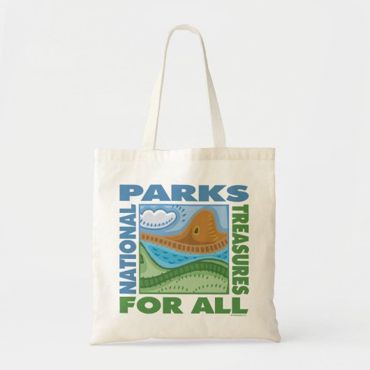Tote Bag Les parcs nationaux (Devant)