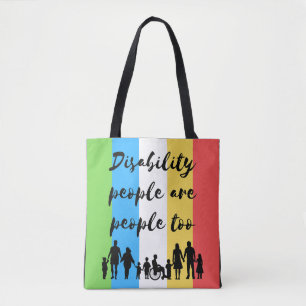 Tote Bag les personnes handicapées sont aussi des personnes