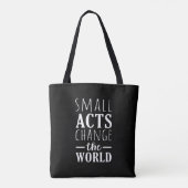 Tote Bag Les Petits Actes Changent Le Monde | Inspirationne (Dos)