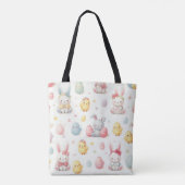 Tote Bag Les Petits Poussins et Lapins (Dos)