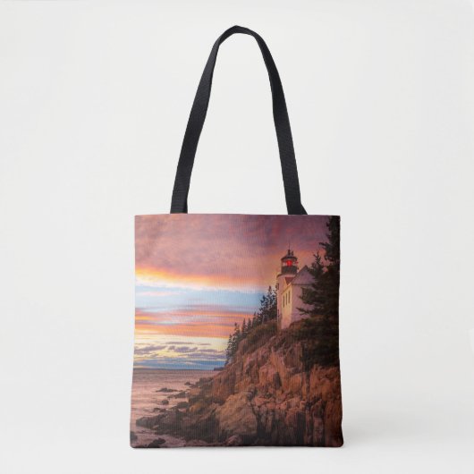 Tote Bag Les phares | Parc national Acadia Maine (Devant)