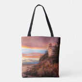 Tote Bag Les phares | Parc national Acadia Maine (Dos)