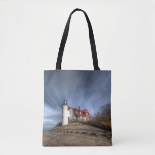 Tote Bag Les phares Point Betsie Lake Michigan