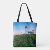 Tote Bag Les phares | Point Lighthouse Bristol Maine (Dos)