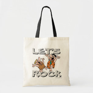 Tote Bag Les Pierrafeu Fred & Barney - Let's Rock
