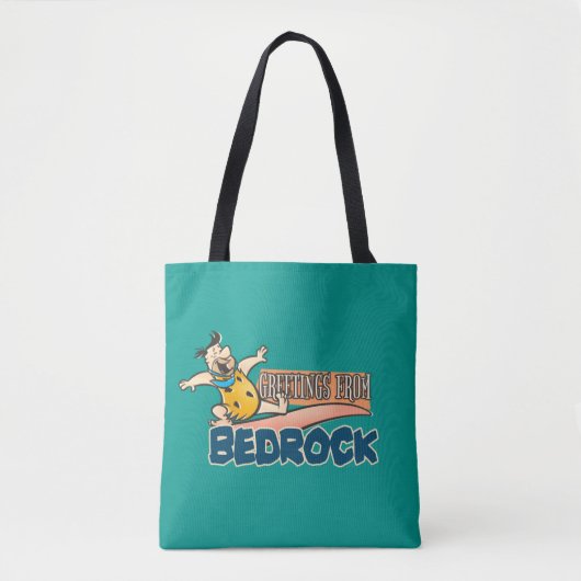Tote Bag Les Pierrafeu | Fred - Salutations De Bedrock (Devant)