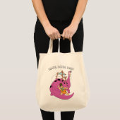 Tote Bag Les Pierrafeu | Fred Sliding Down Tail (Devant (produit))