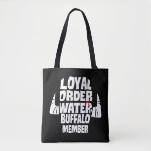 Tote Bag Les Pierrafeu Membre Loyal Order Water Buffalo