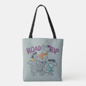 Tote Bag Les Pierrafeu | Voyage routier (Dos)
