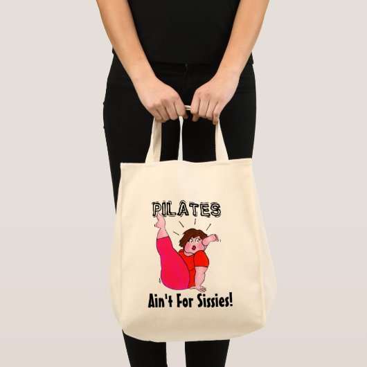 Tote Bag Les PILATES ne sont pas pour les missiles ! Grand (Devant (produit))