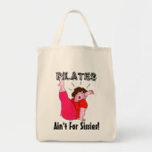 Tote Bag Les PILATES ne sont pas pour les missiles ! Grand (Devant)