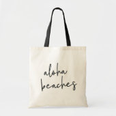 Tote Bag Les plages d'Aloha (Devant)