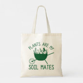 Tote Bag Les plantes sont mes Mates de sol (Dos)