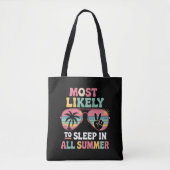 Tote Bag Les Plus Susceptibles De Dormir Dans Tous Les Cade (Devant)