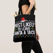 Tote Bag Les Plus Susceptibles De Quitter Père Noël Un Noël (De près)