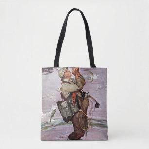 Tote Bag Les poissons sautent