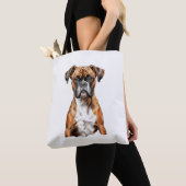 Tote Bag Les potes de boxer les mignons dessins pour chien  (De près)
