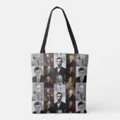 Tote Bag Les présidents américains, Hamilton et Franklin (Dos)