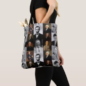 Tote Bag Les présidents américains, Hamilton et Franklin (De près)