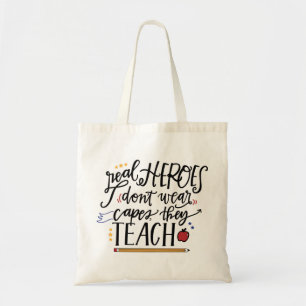 Tote Bag Les professeurs sont des héros