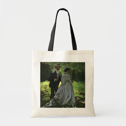 Tote Bag Les Promenades, alias Les Poussettes par Claude Mo (Devant)