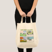 Tote Bag Les quatre saisons d'un Keeshond (Devant (produit))