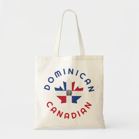 Tote Bag Les racines canadiennes dominicaines (Devant)