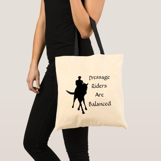 Tote Bag Les Riders De Dressage Sont Équilibrés (Devant (produit))