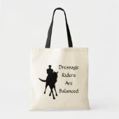 Tote Bag Les Riders De Dressage Sont Équilibrés (Devant)