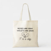 Tote Bag Les roses sont gris (Dos)