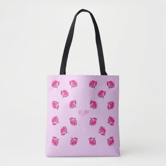 Tote Bag Les roses spéciaux de rose de jour tout plus de - (Devant)