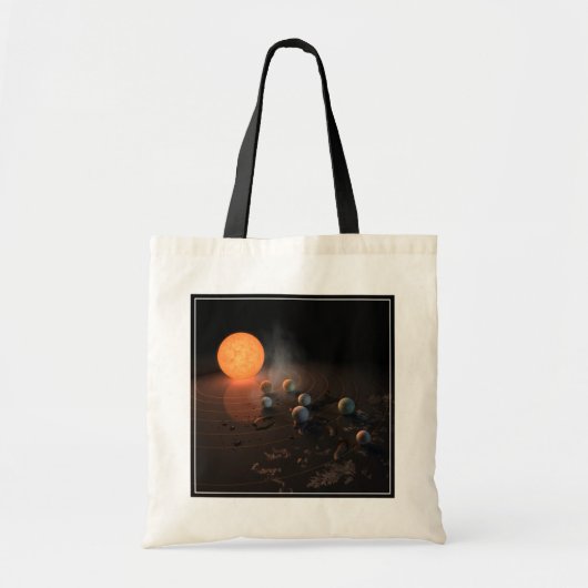Tote Bag Les Sept Planètes De Trappist-1 En Orbite Autour D (Devant)