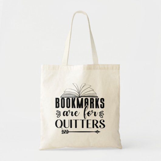 Tote Bag Les signets sont pour les quitters (Devant)