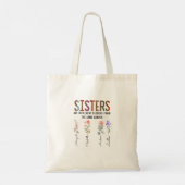 Tote Bag Les Soeurs Sont Différentes Fleur - Noms Personnal (Dos)