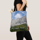 Tote Bag Les sommets montagneux autrichiens (De près)